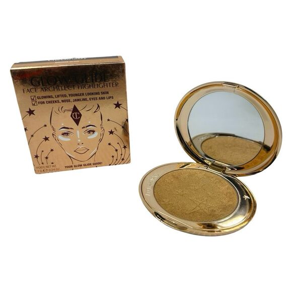 Charlotte Tilbury Glow Glide Face Architect Highlighter - Bronze Glow -  0.24 oz - Picture 2 of 4
